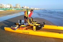L'Italia in Pedal - Il Catamarino in spiaggia!